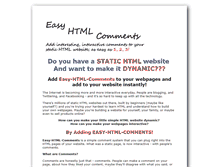 Tablet Screenshot of easy-html-comments.info